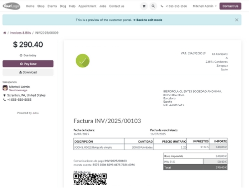 Sistema Compatible con Verifactu / ForgeFlow Veri*Factu